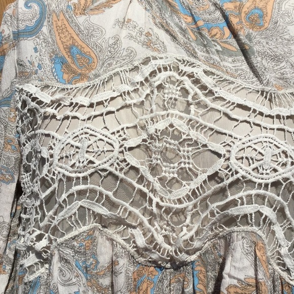 Free people dress xs 0 2 lace open back - Picture 2 of 3